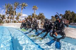 Morro Jable Dive Centre - Fuerteventura. Pool refresher.